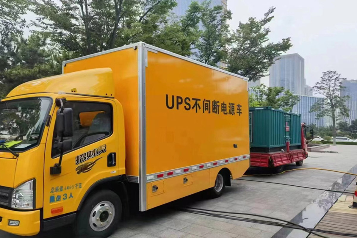 三沙发电机租赁施工现场